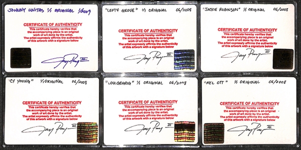 Lot Of 32 Baseball Inserts/Signed/Sketch Cards w. Ripken & Ichiro