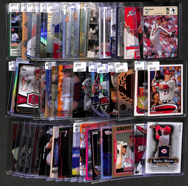 Lot Of 300+ Baseball Inserts/Stars/Rookie Cards w. Griffey Jr & Jeter
