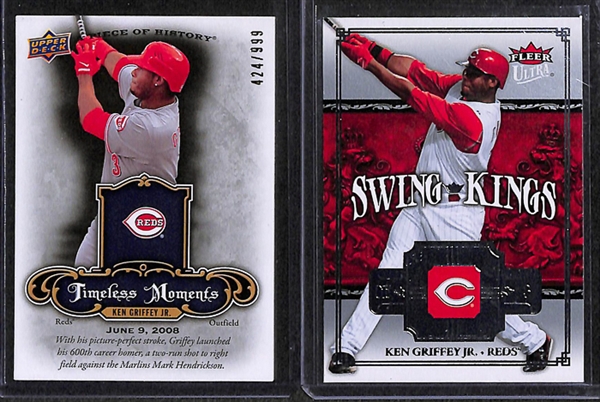 Lot Of 300+ Baseball Inserts/Stars/Rookie Cards w. Griffey Jr & Jeter