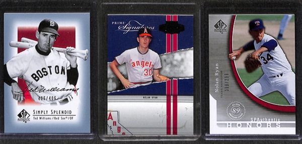 Lot Of 300+ Baseball Inserts/Stars/Rookie Cards w. Jeter & Mantle