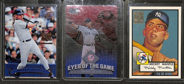 Lot Of 300+ Baseball Inserts & Star Cards w. Jeter & Trout