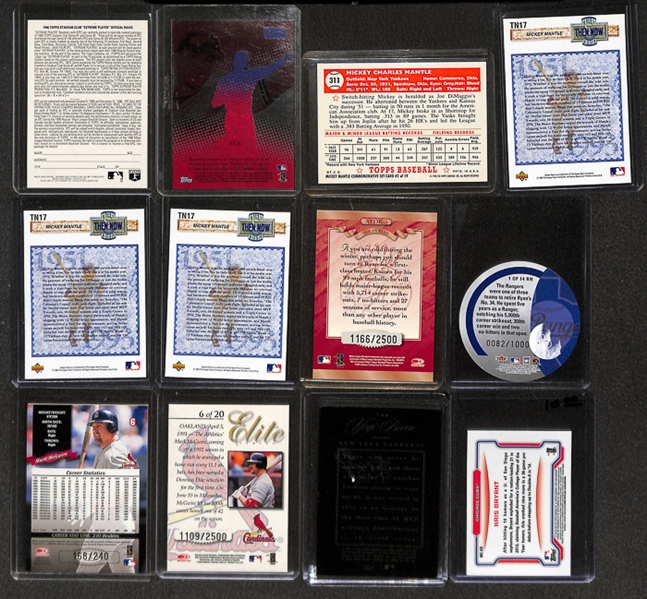 Lot Of 300+ Baseball Inserts & Star Cards w. Jeter & Trout