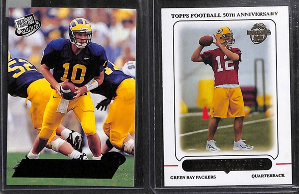 Lot Of 250 Football Rookie Cards w. Brady/Prescott/Elliott