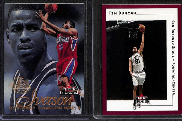 Lot of 250+ Basketball Rookie & Insert Cards w. Bryant & Jordan