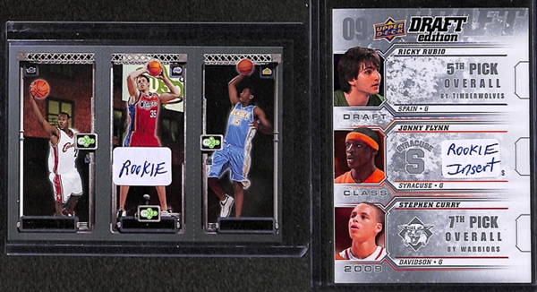 Lot of 300 Basketball Rookie Cards w. LeBron & Curry