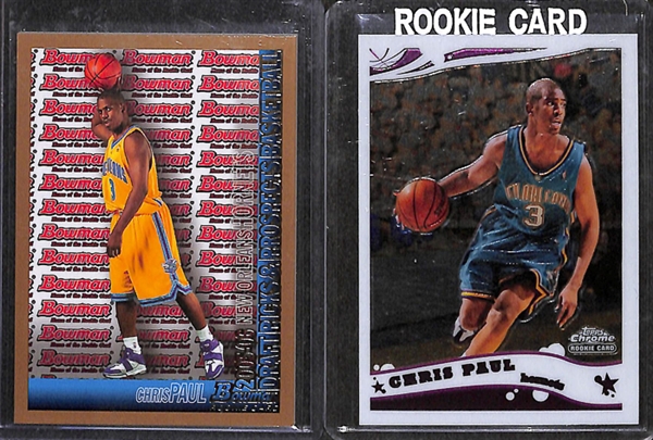Lot of 300 Basketball Rookie Cards w. LeBron & Curry