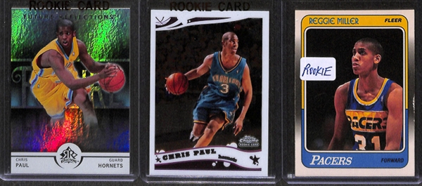 Lot of 300 Basketball Rookie Cards w. LeBron & Curry