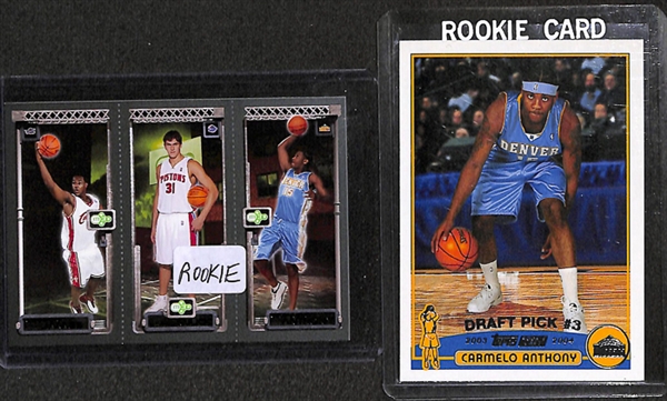 Lot of 250+ Basketball Rookie Cards w. Pippen & Bryant