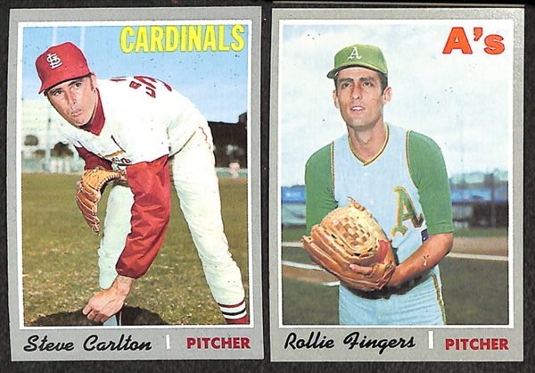 Lot of 750+ 1970-1971 Topps Baseball Cards w. Reggie Jackson