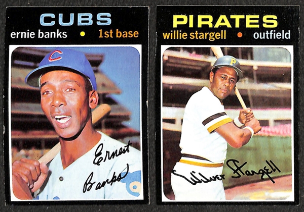 Lot of 750+ 1970-1971 Topps Baseball Cards w. Reggie Jackson