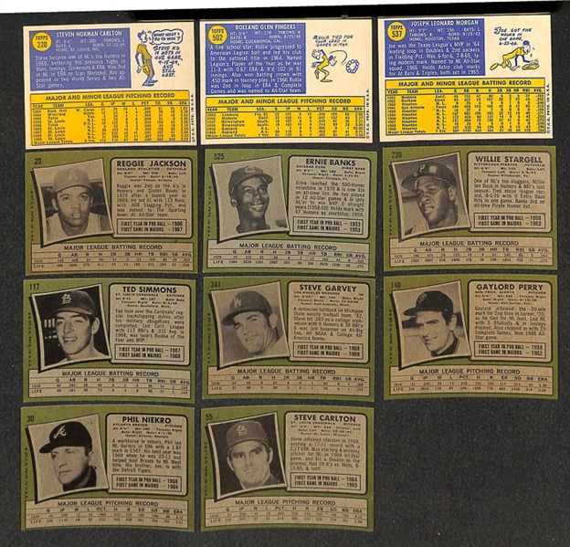 Lot of 750+ 1970-1971 Topps Baseball Cards w. Reggie Jackson