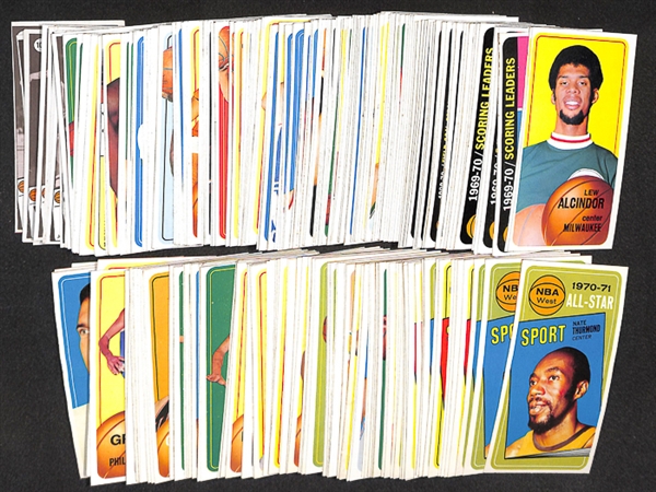 Lot of 275 Assorted 1970-1971 w. Lew Alcindor x2