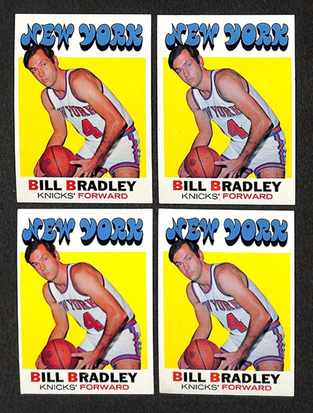 Lot of 2,000 Assorted 1971-1972 Topps Basketball Cards w. Pete Maravich x10