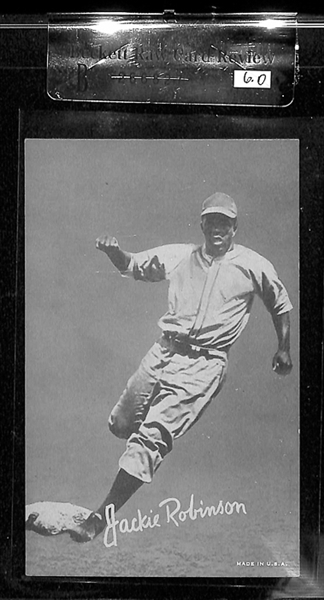 Lot of 28 different 1940's-1950's Baseball Exhibits w. Jackie Robinson.  BVG 6.0