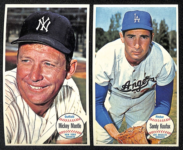 2 Complete 1964 Topps Giant Baseball Sets plus Extras