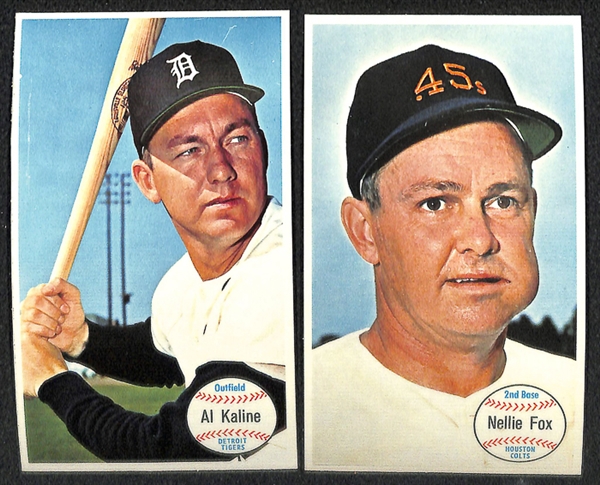 2 Complete 1964 Topps Giant Baseball Sets plus Extras