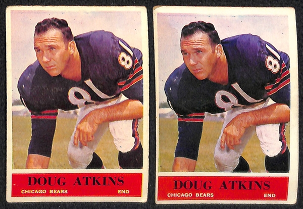 Lot of 196 1966-1967 Topps Football Cards w. Len Dawson