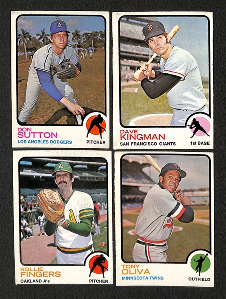 Lot of 3,200+  1952-1979 Topps Baseball Cards in Good to Very Good Condition