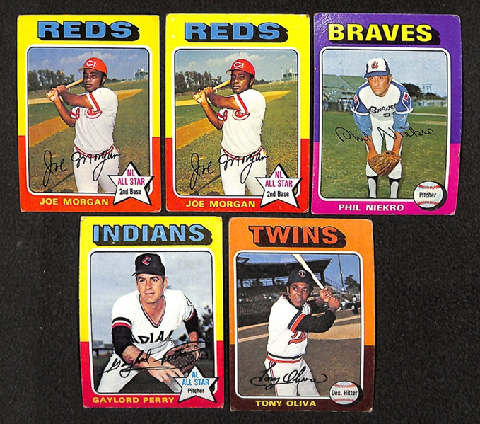 Lot of 3,200+  1952-1979 Topps Baseball Cards in Good to Very Good Condition