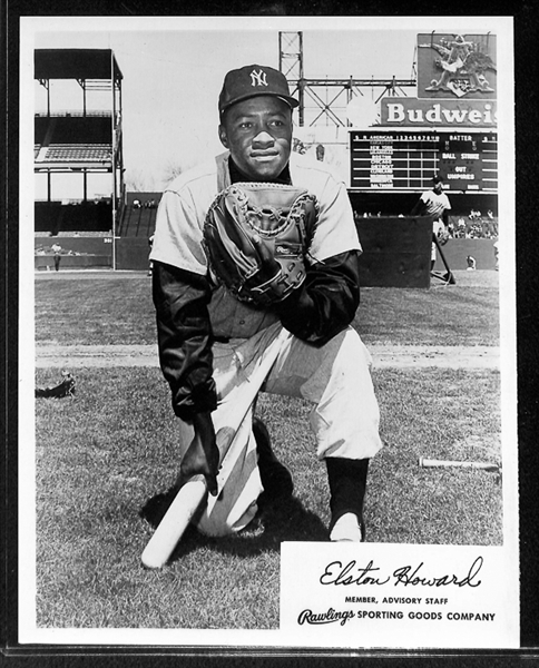 Lot Of 5 Rawlings & MacGregor Advisory Staff 8 x 10 Photos w. Elston Howard