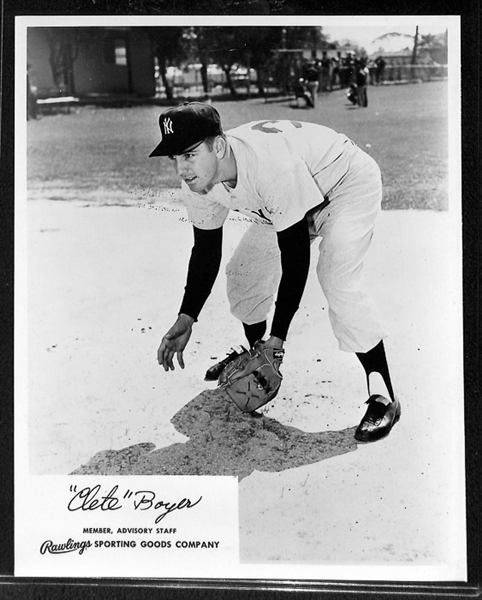 Lot Of 5 Rawlings & MacGregor Advisory Staff 8 x 10 Photos w. Elston Howard