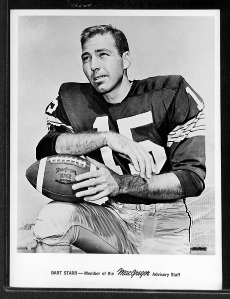 Lot Of 2 Bart Starr 1968 MacGregor Advisory Staff 8 x 10 Photos
