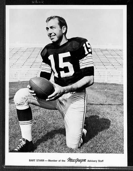 Lot Of 2 Bart Starr 1968 MacGregor Advisory Staff 8 x 10 Photos