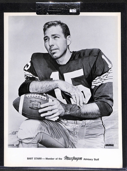1968 MacGregor Advisory Staff Bart Starr 8 x 10 Photo BVG 7