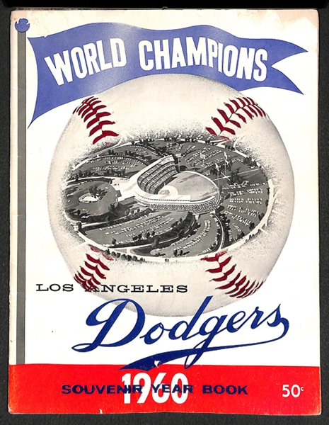 Lot Of 4 Vintage Baseball Programs w. 1965 Yankees