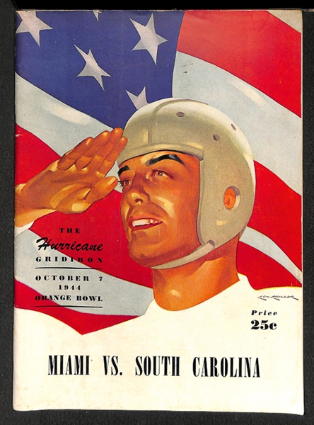 Lot Of 13 Football Programs w. 1942 Ohio State vs. Wisconsin Homecoming Game