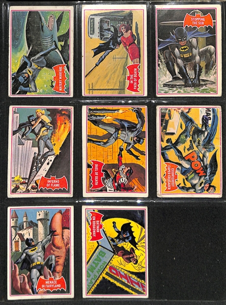 1966 O-Pee-Chee Batman (Red Bat) Complete Set of 44 Cards