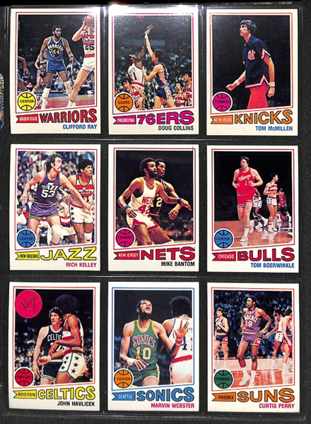 Lot of 2 Topps Basketball Complete Sets - 1977-78 & 1978-79