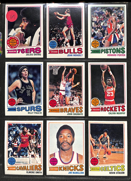 Lot of 2 Topps Basketball Complete Sets - 1977-78 & 1978-79