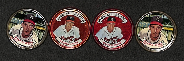 Lot of Approximately 400 - 1964 Topps Baseball Coins