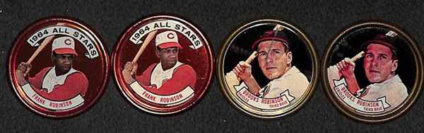 Lot of Approximately 400 - 1964 Topps Baseball Coins