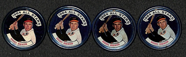 Lot of Approximately 400 - 1964 Topps Baseball Coins