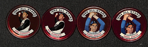 Lot of Approximately 400 - 1964 Topps Baseball Coins