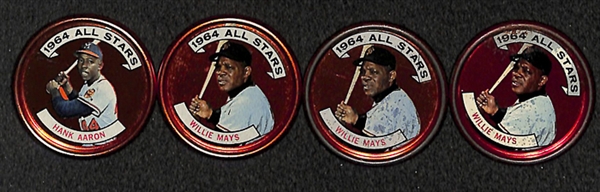 Lot of Approximately 400 - 1964 Topps Baseball Coins