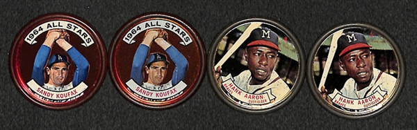 Lot of Approximately 400 - 1964 Topps Baseball Coins