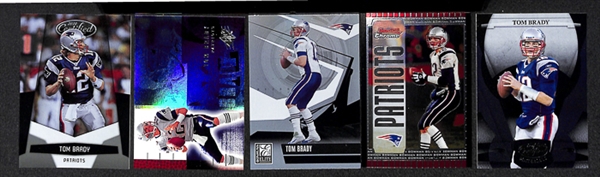 Lot Of 400+ Assorted Tom Brady Base & Insert Cards