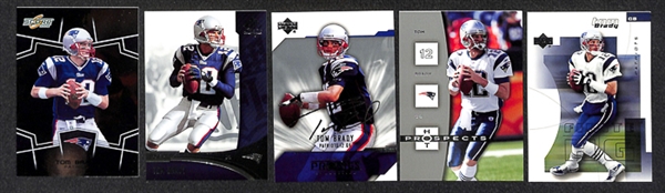 Lot Of 400+ Assorted Tom Brady Base & Insert Cards