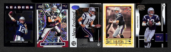 Lot Of 400+ Assorted Tom Brady Base & Insert Cards