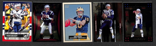 Lot Of 400+ Assorted Tom Brady Base & Insert Cards