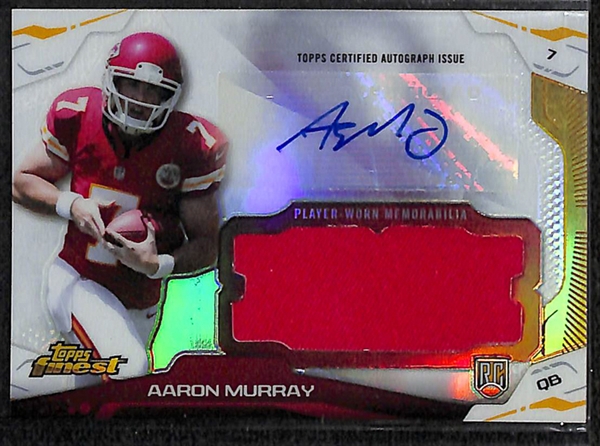 Lot Of 180 Football Autograph Cards w. Aaron Murray 
