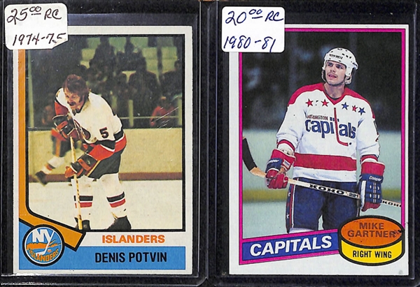 Lot Of 65+ Hockey Rookies & Star Cards w. Ray Bourque
