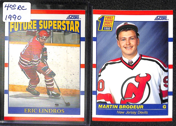 Lot Of 65+ Hockey Rookies & Star Cards w. Ray Bourque