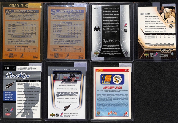 Lot Of 7 Hockey Stars Rookie Cards w. Ovechkin RC Jersey