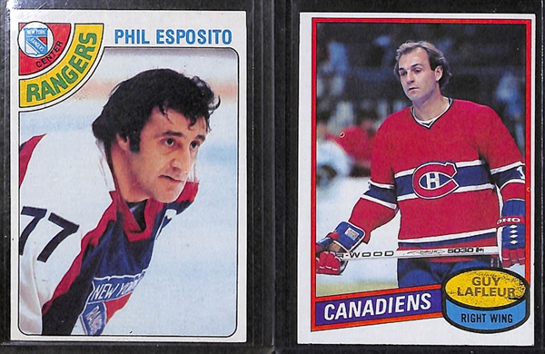 Lot Of 52 Hockey Stars 1970-80s w. 1979-80 Bobby Hull