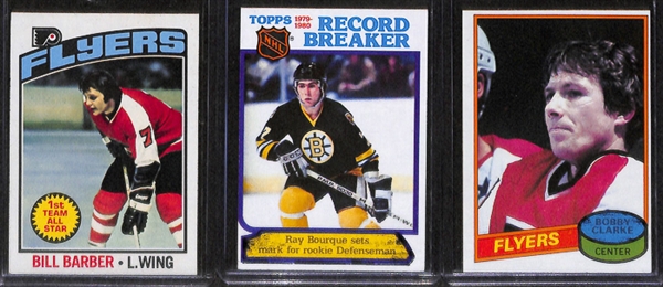 Lot Of 52 Hockey Stars 1970-80s w. 1979-80 Bobby Hull