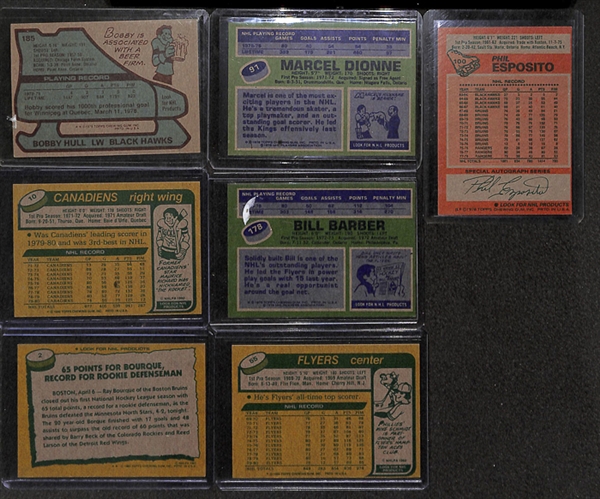 Lot Of 52 Hockey Stars 1970-80s w. 1979-80 Bobby Hull